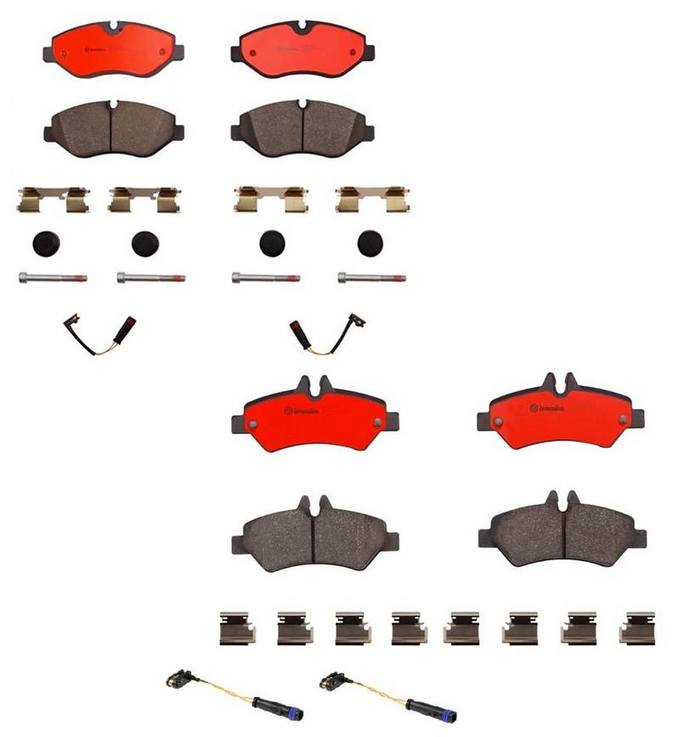 Mercedes Sprinter Brembo Brake Pads Kit -  Front and Rear (Ceramic) - Brembo 1552748KIT